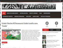 Tablet Screenshot of antisionista.com